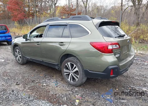2018 Subaru Outback 2.5I Limited z USA, uszkodzony, nr VIN 4S4BSANC9J3374999